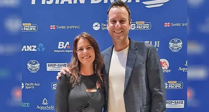 Kellie Hill with husband Brent Hill.