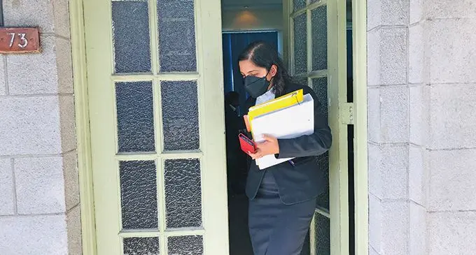 Director of Public Prosecutions counsel Jayneeta Prasad outside the Civil High Court in Suva on April 25, 2022.