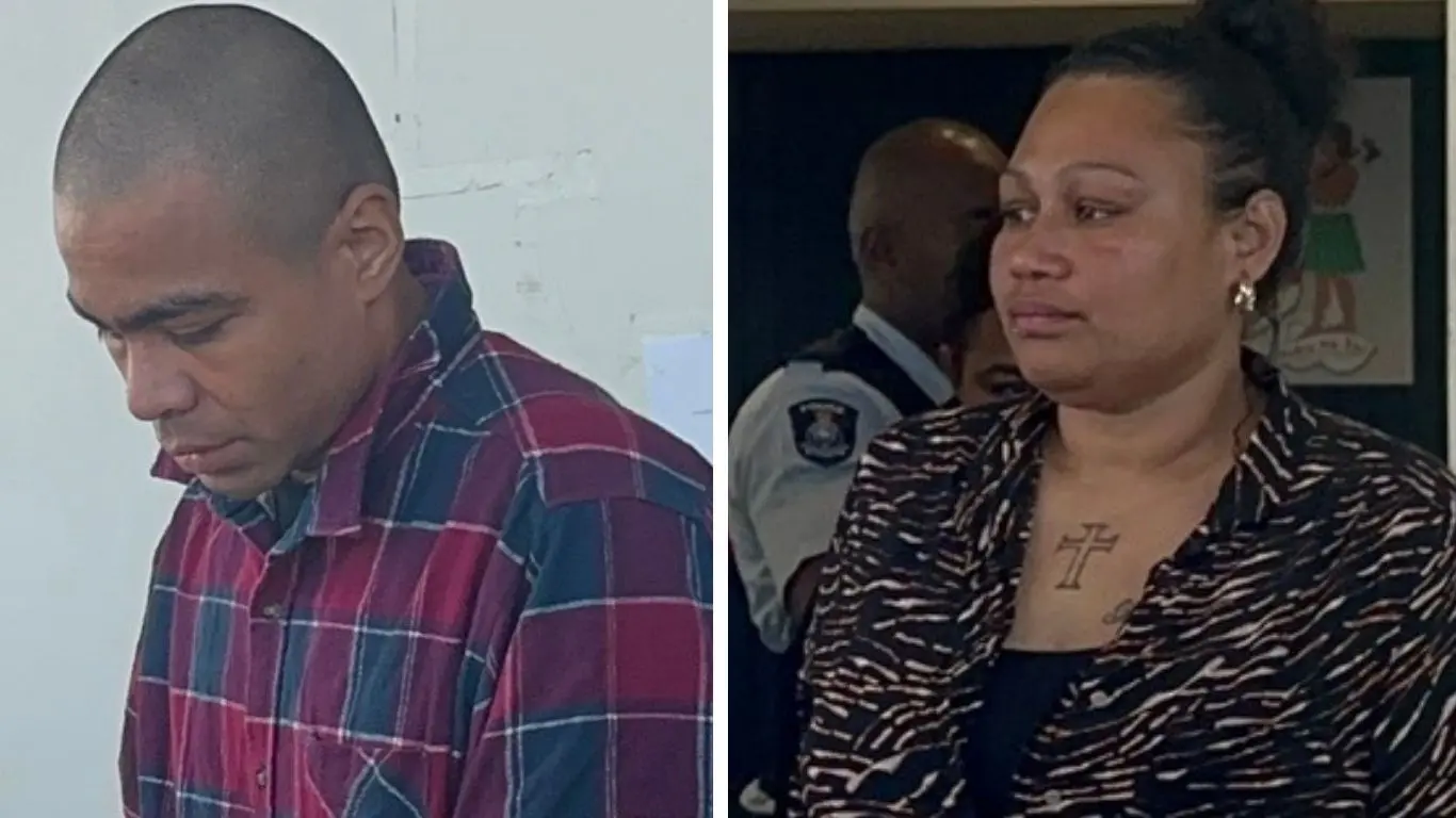 suspended police officer George Sisi and his partner, Tofua Rayasi,