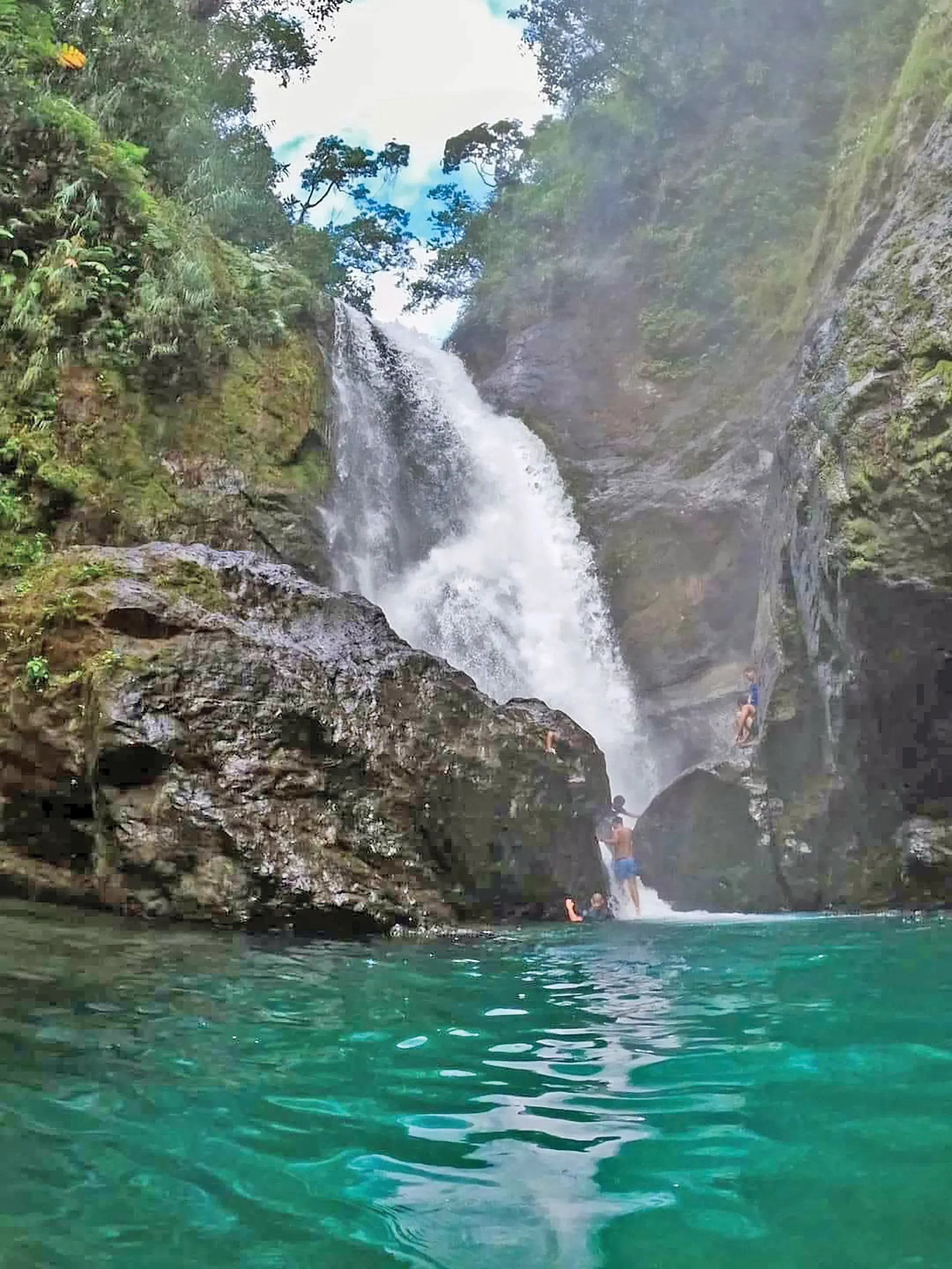 Domoika falls in Waivaka, Namosi