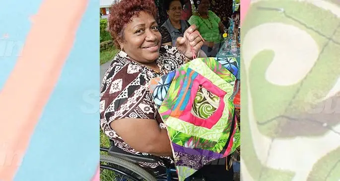 Akanisi Latu with some of her products during the Open Market Day at Ratu Sukuna Park on August 7, 2020. Photo: Ronald Kumar