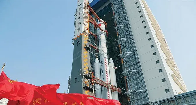 The combination of the Tianzhou-6 cargo spacecraft and a Long March-7 Y7 carrier rocket