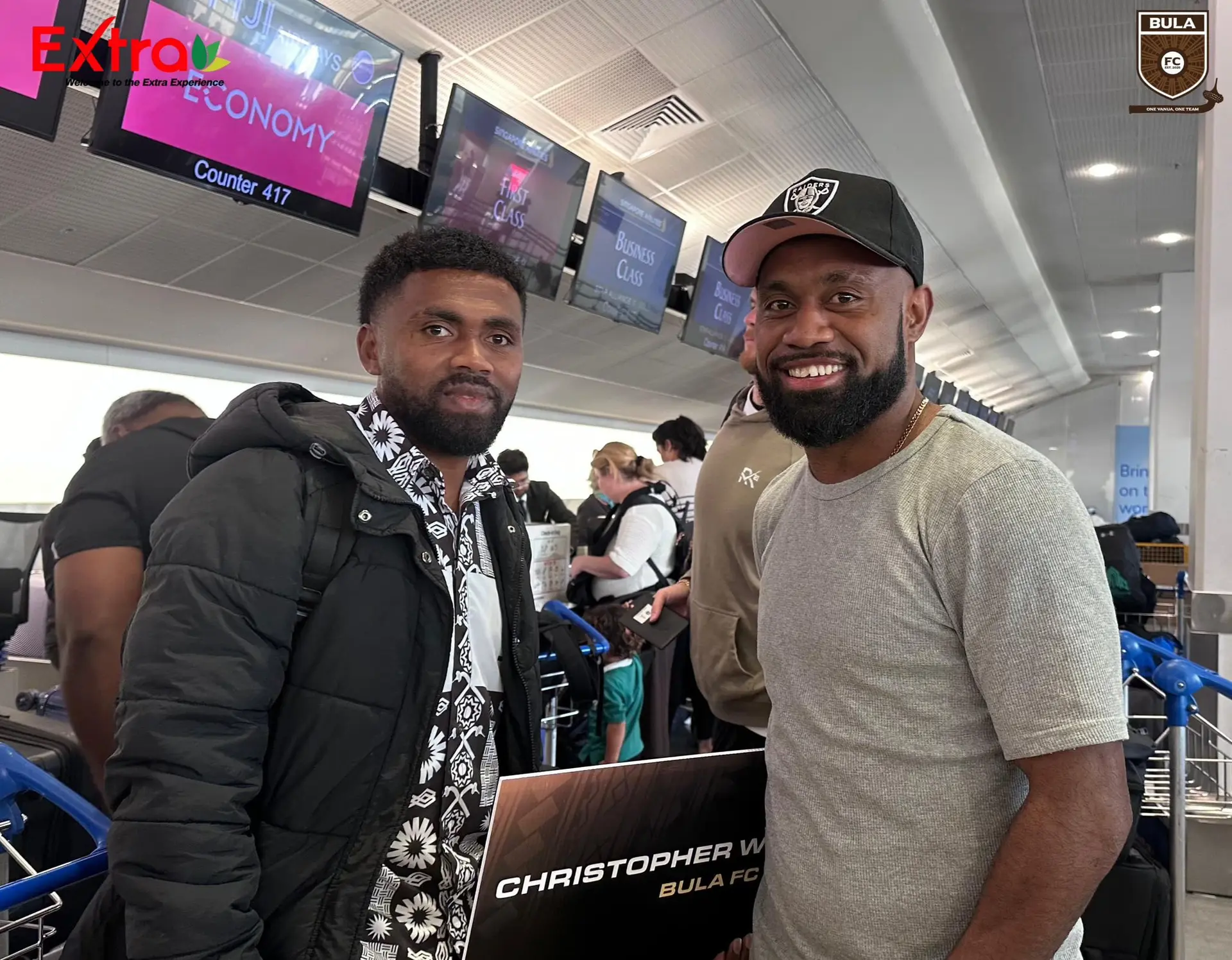 Setareki Hughes and Christopher Wasasala 