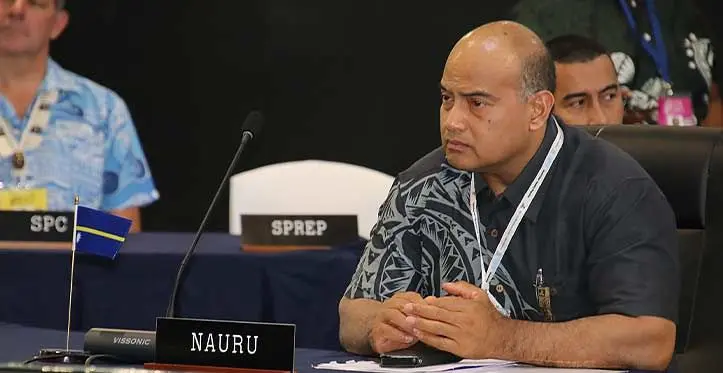 Nauru President David Adeang . Photo: The Government of the Republic of Nauru