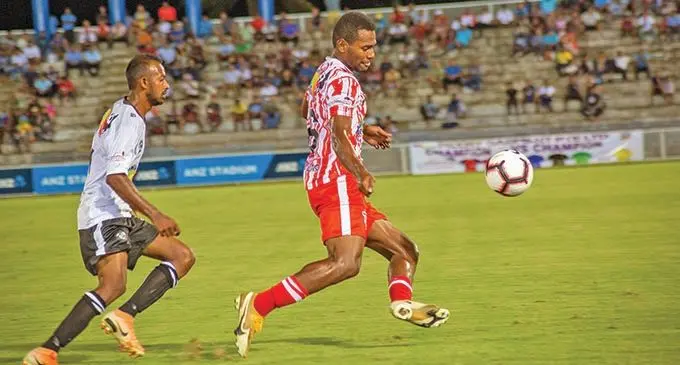 Labasa defender Sekove Naivakananumi is a definite starter in Sunday’s Digicel Premier League clash against Navua. Photo: Leon Lord
