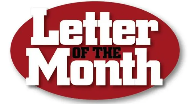 Letter of the Month