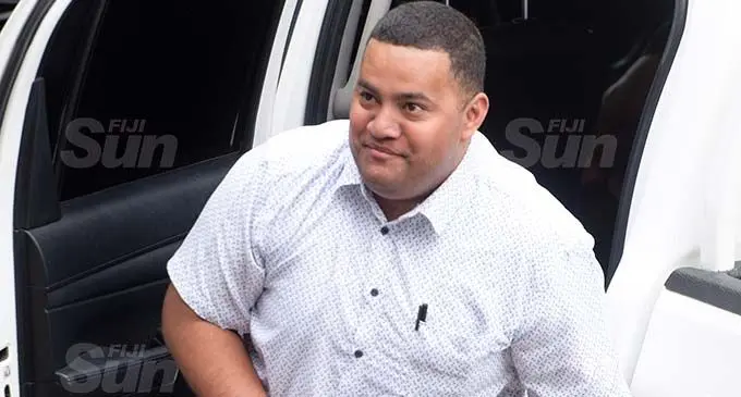 Josefa Ravoka outside Court in Suva. Photo: Ronald Kumar.