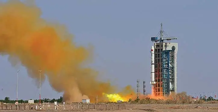 A Long March-2C carrier rocket blasts off from the Jiuquan Satellite Launch Centre in northwest China on May 21, 2023. Photo: Xinhua News