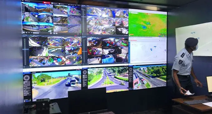 The command center at Labasa Police Station in Labasa on July 21, 2022.  Photo: Shratika Naidu