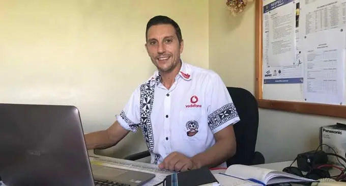 Vodafone Fijian football head coach Christophe Gamel