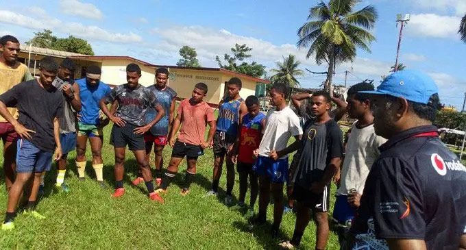 Northern Secondary School Under-19 players during their training session at Khalsa College in Labasa today. Photo: Supplied