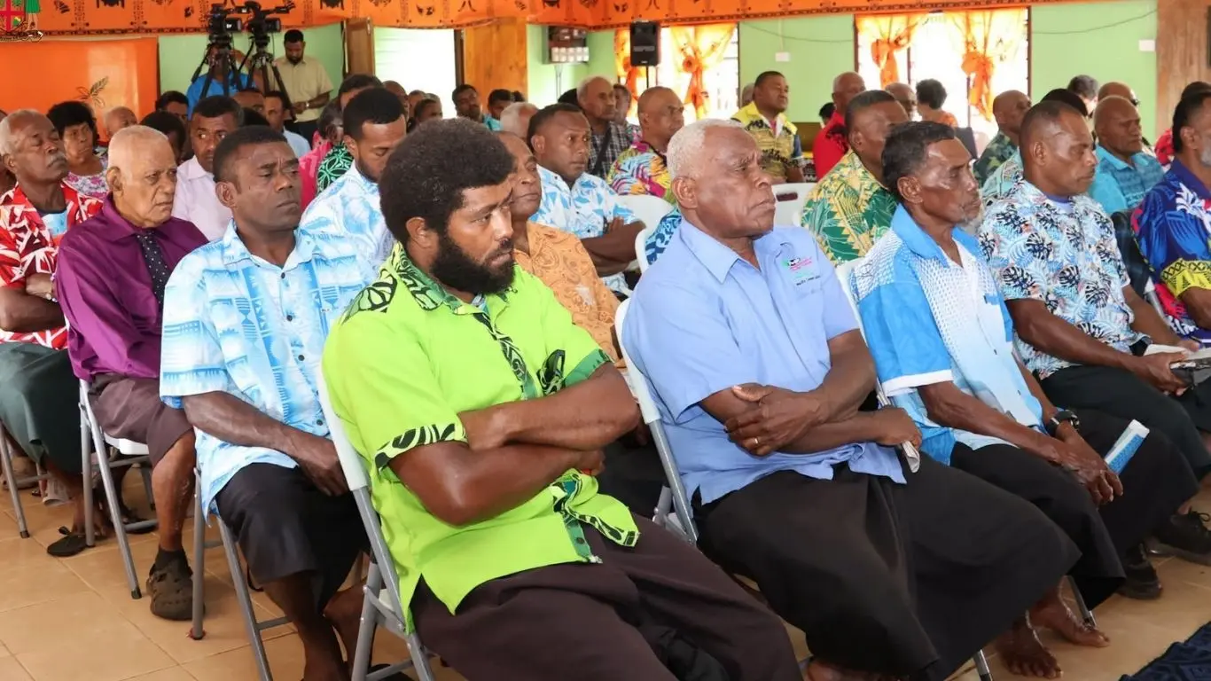 Villagers attend the public consultation on the Constitution (Amendment) Bill 2026, at Kilaka Village Hall in Bua on October 26, 2026.