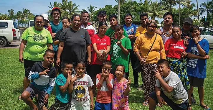 Members of the Assemblies of God Church Rabi community at My Suva Picnic Park in Suva on October 2, 2023. Photo: Leon Lord