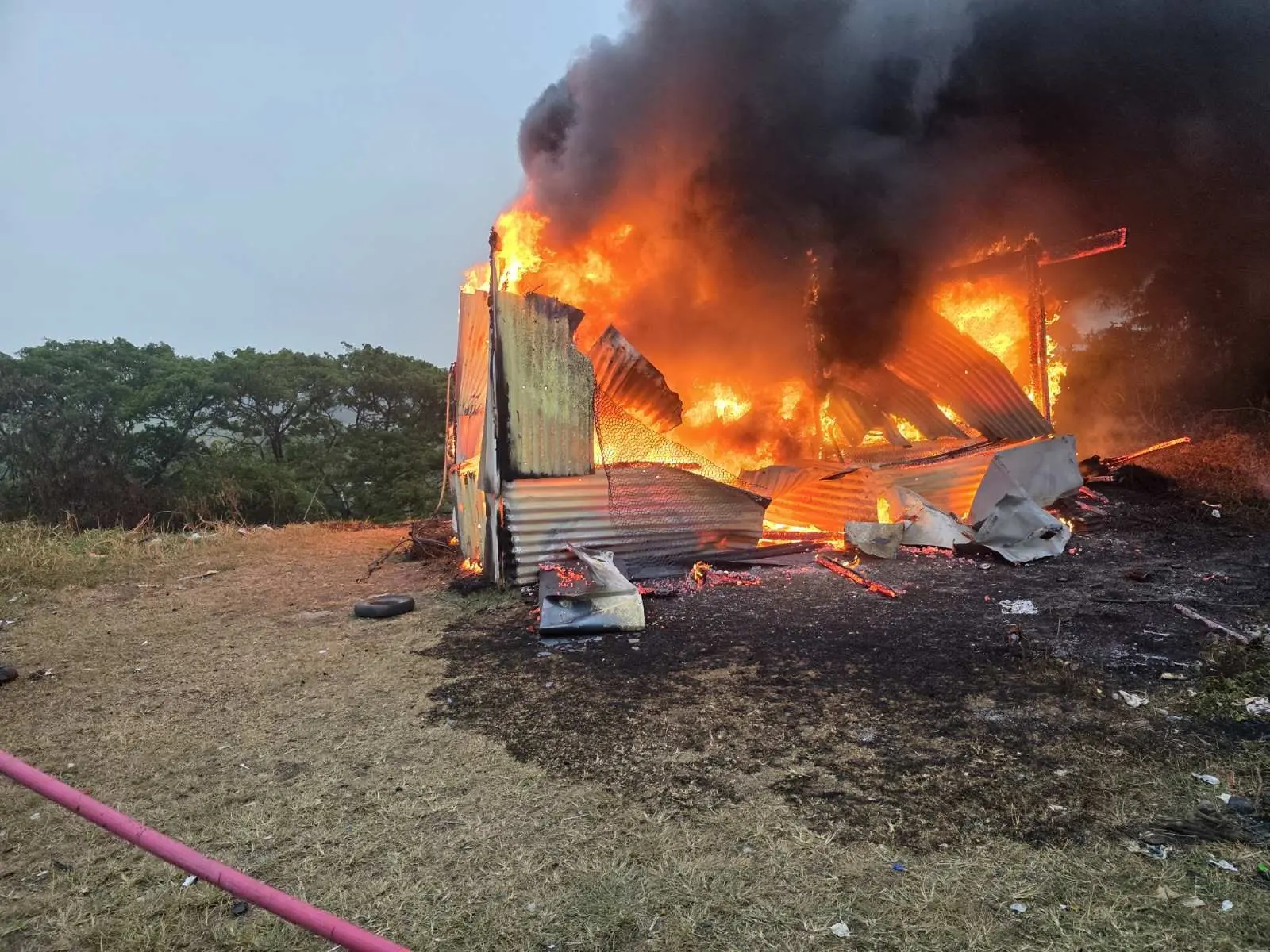 A car wash and tyre centre at Delai Saweni, Lautoka, was destroyed in a fire on Monday evening, with the National Fire Authority (NFA) saying the structure and its contents sustained an estimated 100 per cent damage.