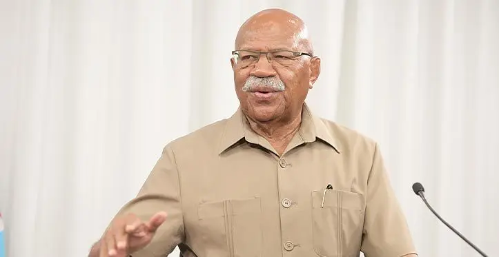 Prime Minister Sitiveni Rabuka 