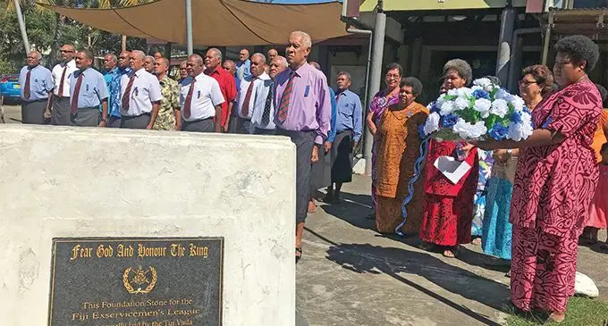 Former peacekeepers, wives of fallen military comrades and members of the Pan Pacific Asian Women’s Association at the World Peacekeepers day ceremonies at the RSL Club in Lautoka on May 29, 2019. Photo: Nicolette Chambers