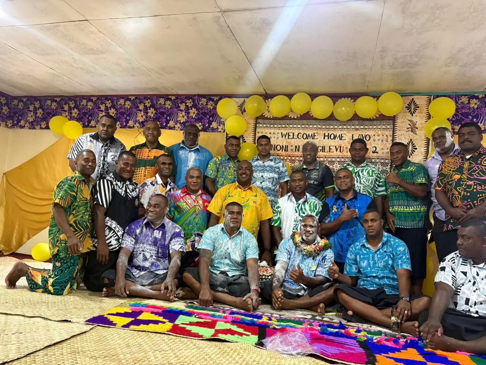 Former rugby star Aminoni Nasilasila welcomed by his village community after his release from prison on October 22, 2025.