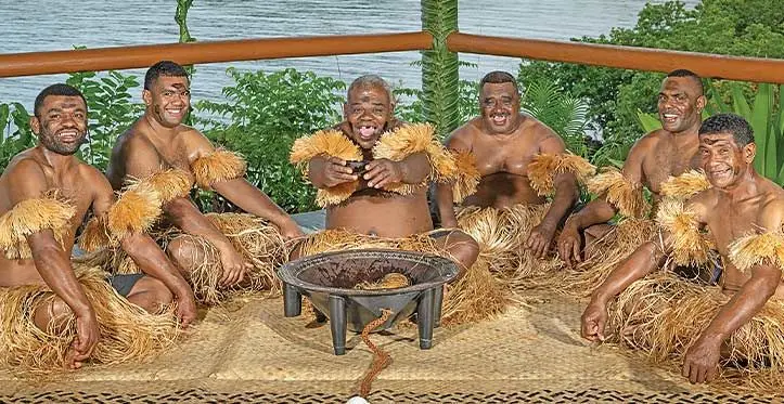 Namale Resort and Spa kava ceremonies, led by the aptly named Kava Band Boys, are a can’t miss experience, sharing local culture with our guests from around the world. Photo: Namale Resort and Spa