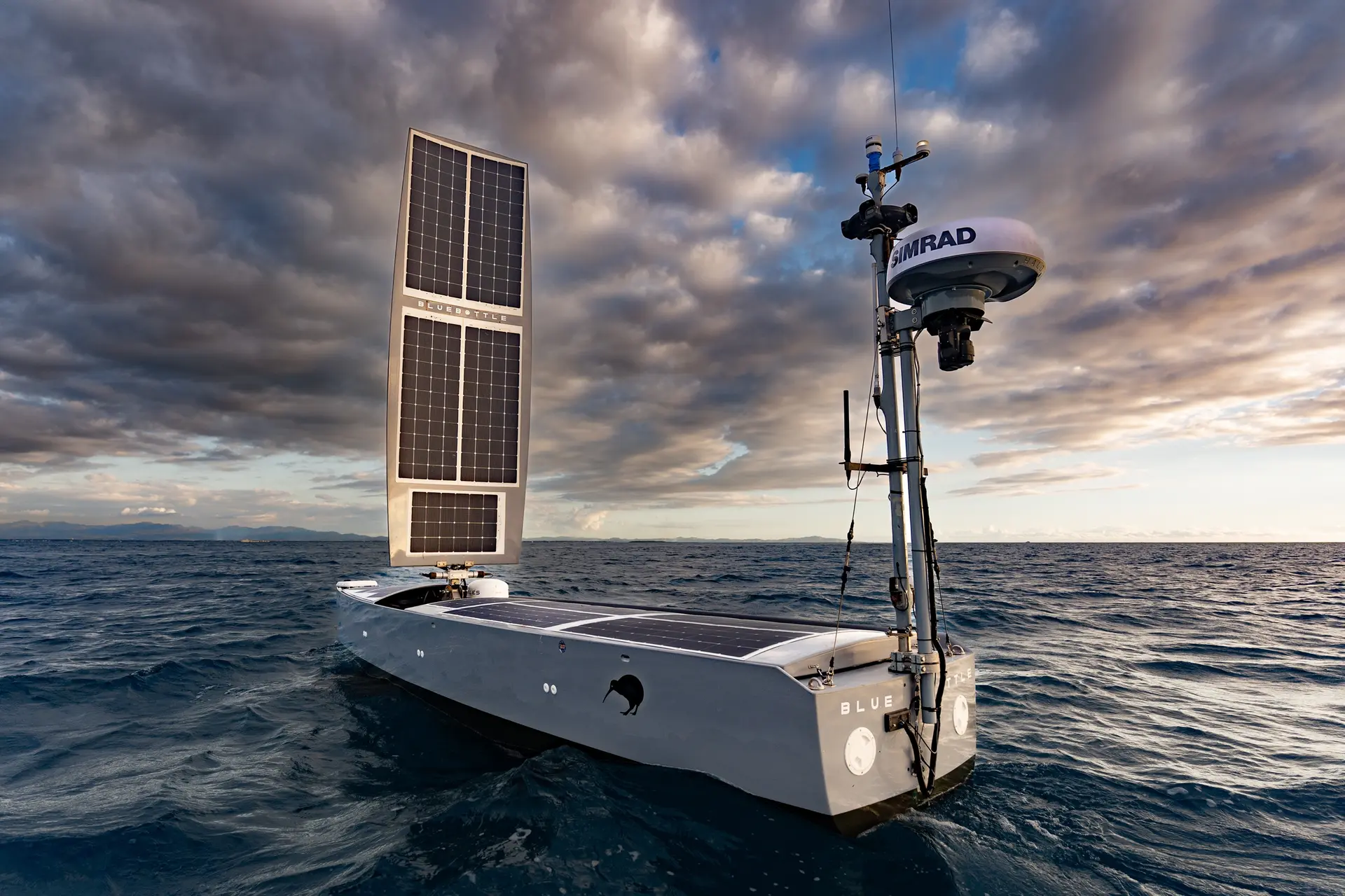 A USV conducting surveillance in Fiji EEZ