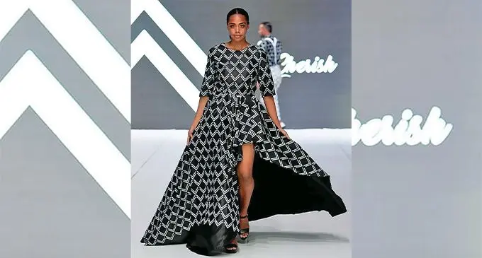 One of Cherish Prasad’s designs that was featured during the virtual Fiji Fashion Week show.