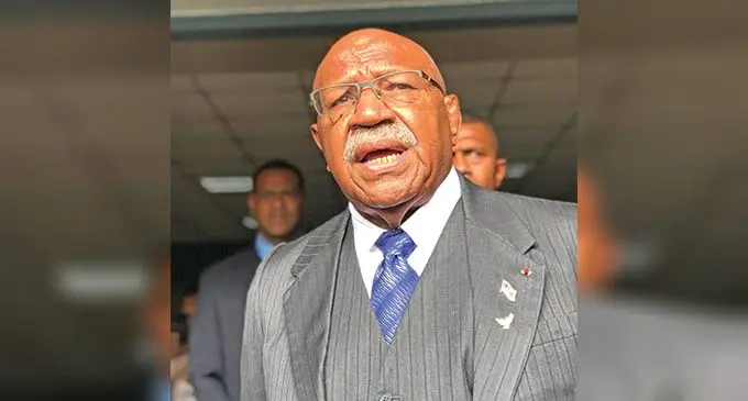 Prime Minister Sitiveni Rabuka.