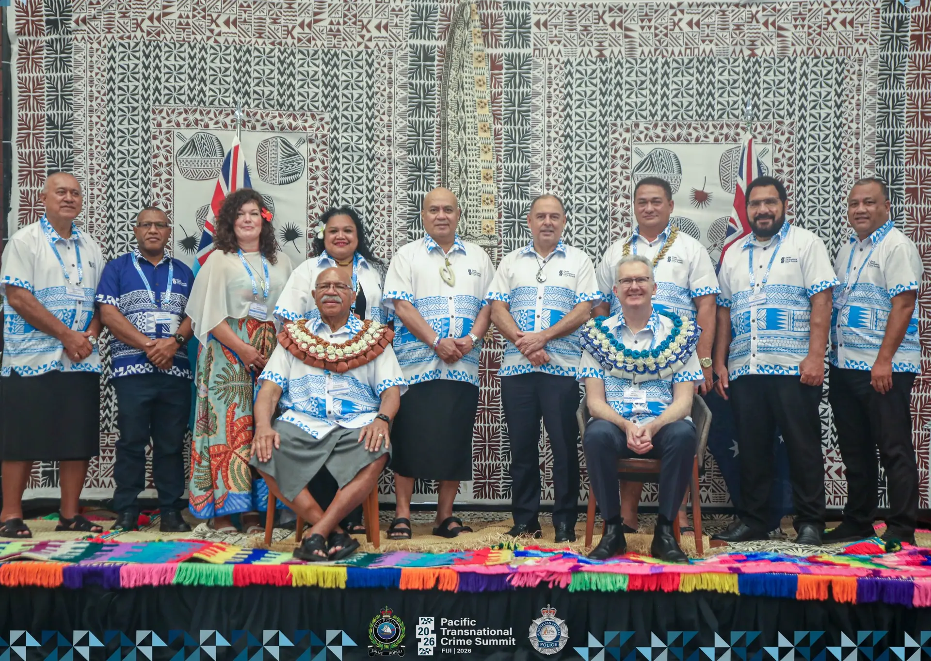 The Pacific Transnational Crime Summit was officially opened by Prime Minister, Sitiveni Rabuka last night at the Marriott Resort.