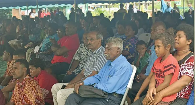 Attendees at the Mini agriculture show and agriculture farm machinery exhibition at the Sigatoka research station in Nacocolevu, Sigatoka on September 22,2022. Photo: Salote Qalubau