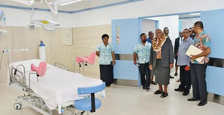 Prime Minister Sitiveni Rabuka opening of the Pacific Specialist Healthcare Private Hospital at Legalega, Nadi on July 4, 2023.