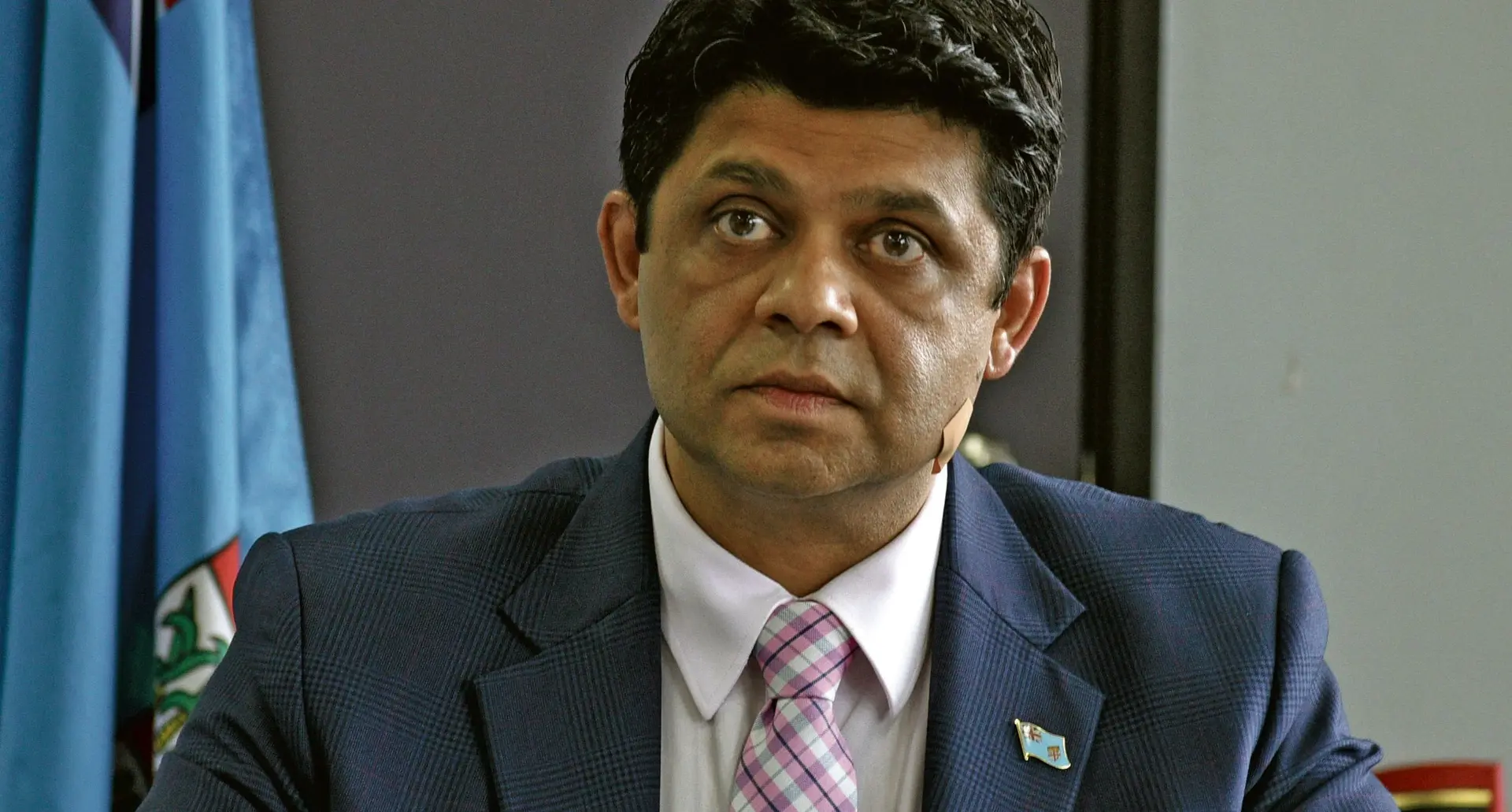 Acting Prime Minister, Attorney General and Minister foraActing Prime Minister and Attorney-General Aiyaz Sayed-Khaiyum.    Photo: Ronald Kumar Civil Aviation Aiyaz Sayed-Khaiyum while giving update on missing air-line in Vanua Levu on February 27, 2018. Photo: Ronald Kumar.
