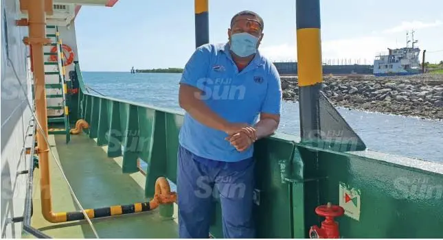 Republic of Fiji Military Forces Staff Sergeant Nurse, Anitalu Natoga on the MV Veivueti medical ship at the Lautoka Wharf. Photo: Nicolette Chambers