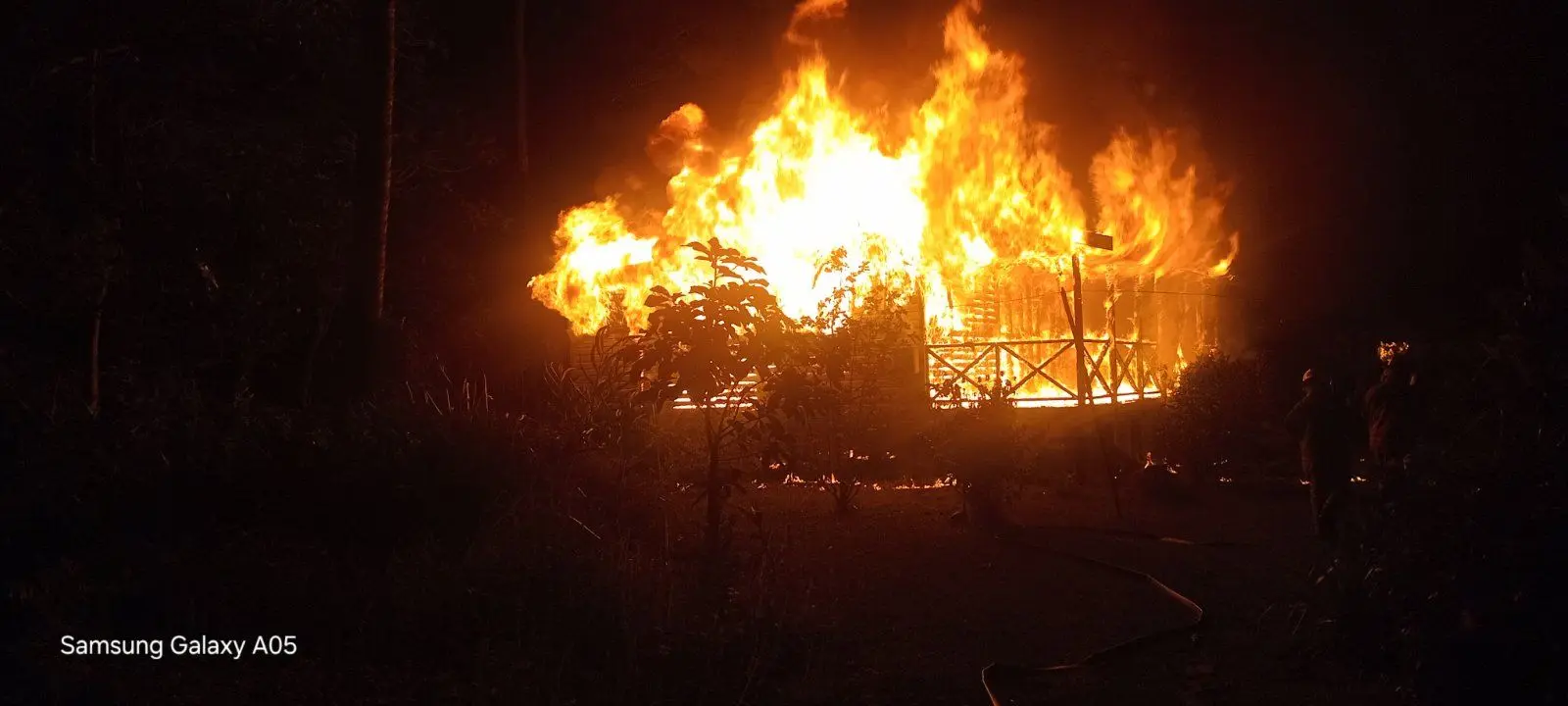 A home at Namono Village, Bau Road, sustained 99% structural damage in a fire on July 26, 2025. Photo: NFA
