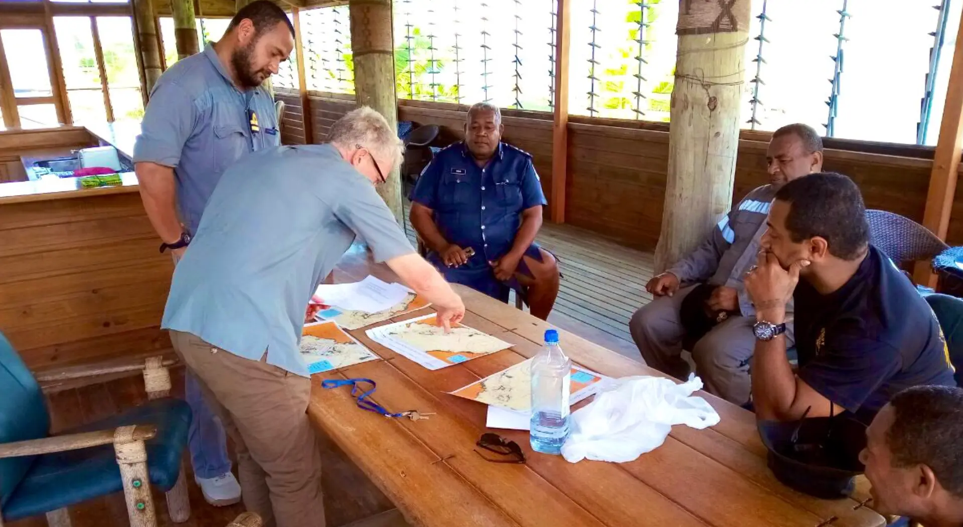 Investigator In Charge Andrew McGregor last week in Natewa. 