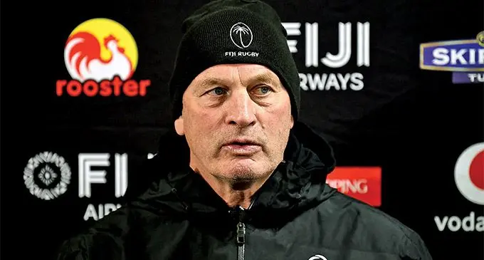 Flying Fijians head coach Vern Cotter