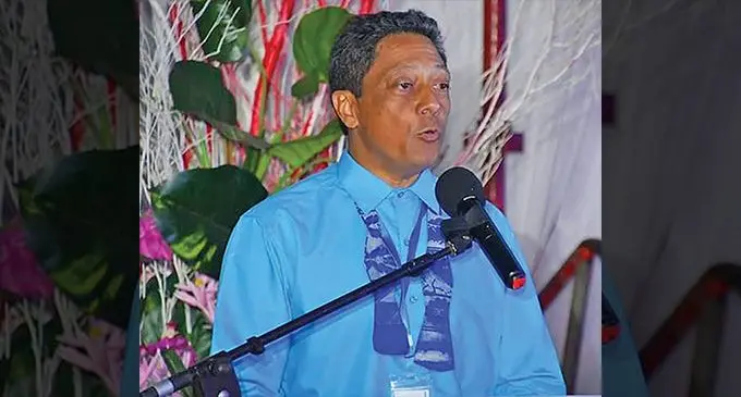 Fiji Swimming vice president Martin Coffin