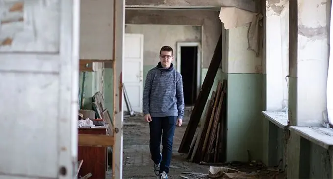 Sonia’s classmate and friend Oleksii also remembers the date his school was shelled for the first time, because it was his father’s birthday.