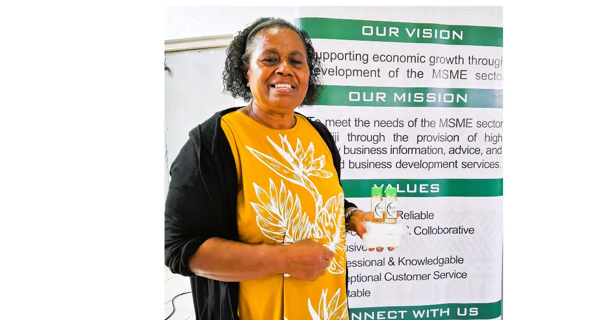 Milika Butulawe Curu at Labasa Civic Centre Hall on July 3, 3036.  Photo: Devisha Prakash