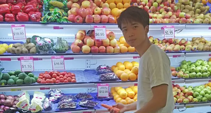 Sioni Albert Junior Yuen shopping at MaxValu Supermarket, Flagstaff in Suva on August 30, 2018. Photos: Karalaini Waqanidrola