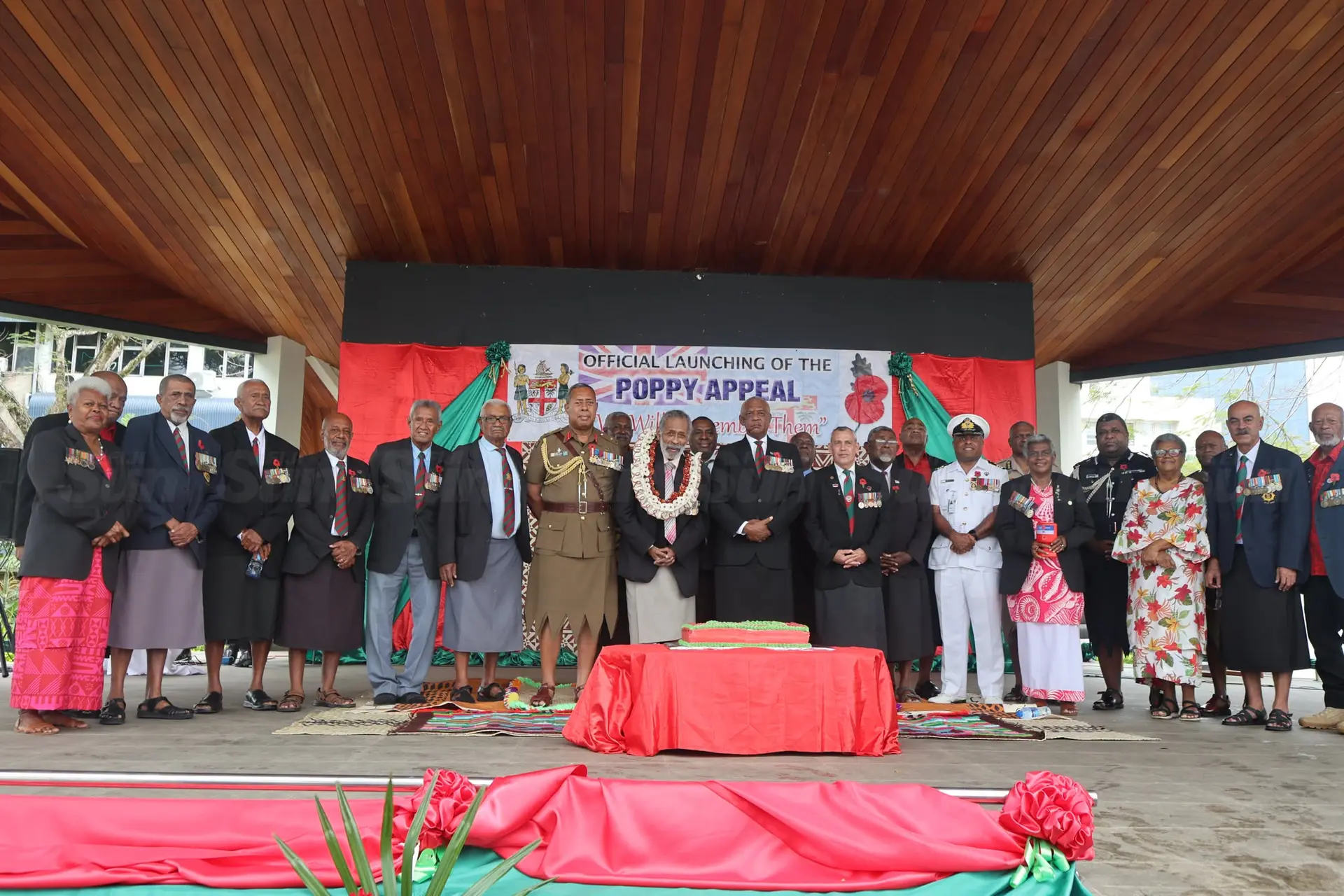 Fijian veterans and fallen service personnel were honoured yesterday as the 2026 Poppy Appeal was launched at Sukuna park.