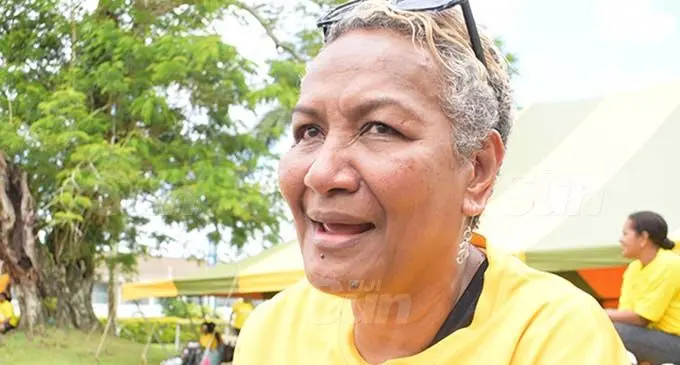 Temalesi Vakaotia was also part of Fiji Corrections Service annual Yellow Ribbon Project walk at Albert Park on October 31, 2020. Photo: Ronald Kumar