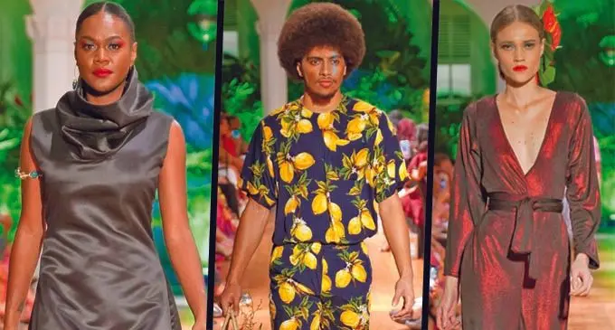 Models at the Wearing Fiji Fashion Show at the GPH on September 5, 2020.   Photo: Bau