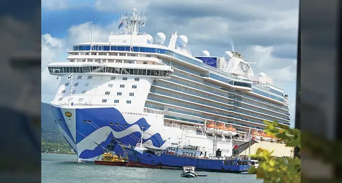 Majestic Princess docks in Suva on Thursday, December 15, 2022. Photo: Ronald Kumar