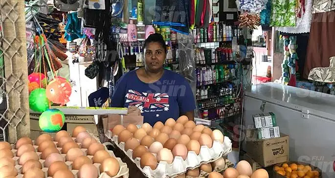 Sharon Devi inside the famous Push Tailevu store in Lomaloma, Vanuabalavu. Photo: Inoke Rabonu