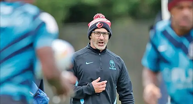 Fiji Airways Fijian 7s mens head coach Ben Gollings Photo: FRU