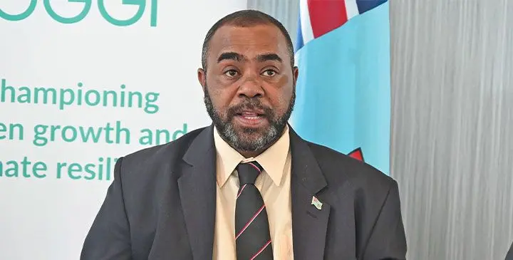 Minister for Environment and Climate Change Mosese Bulitavu.