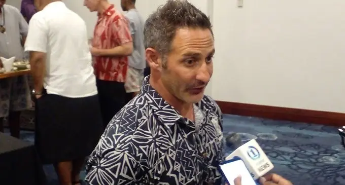 Fijian men’s sevens head coach Ben Gollings on October 9, 2022. Photo: Salote Qalubau