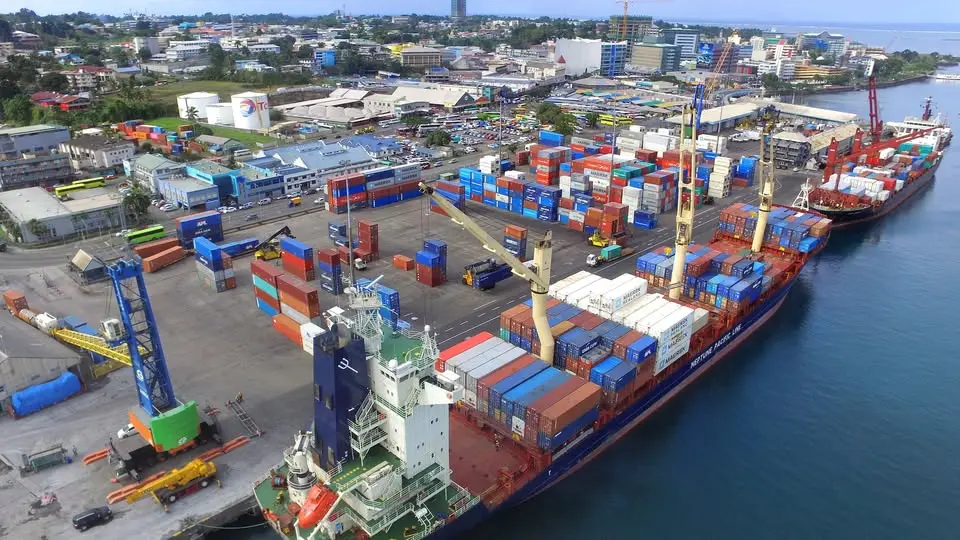 Fiji Ports Terminal in Suva. 