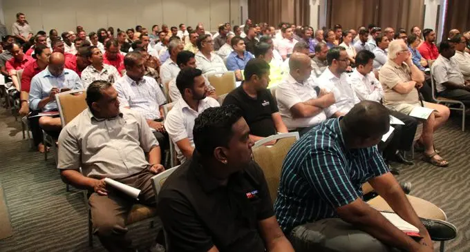 Participants at the forum for plant hire contractors on March 5, 2018. Photo: Water Authority of Fiji