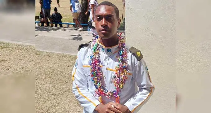 Natabua High School Head Boy and parade commander Ratu  Manoa Kaiyanuyanu. Photo: Salote Qalubau