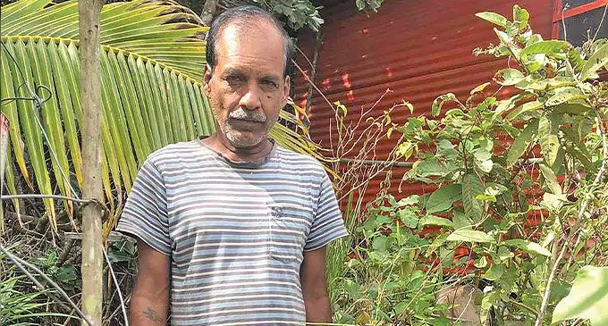 Casual carpenter, Nandal Lal outside his home at Namara Settlement in Labasa on June 24, 2024. Photo: Jone Salusalu