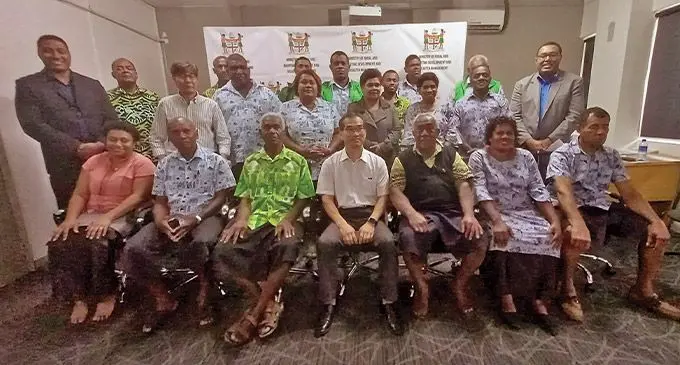 Participants of the two-day SDRR training in Suva this morning. Photo: Save the Children Fiji